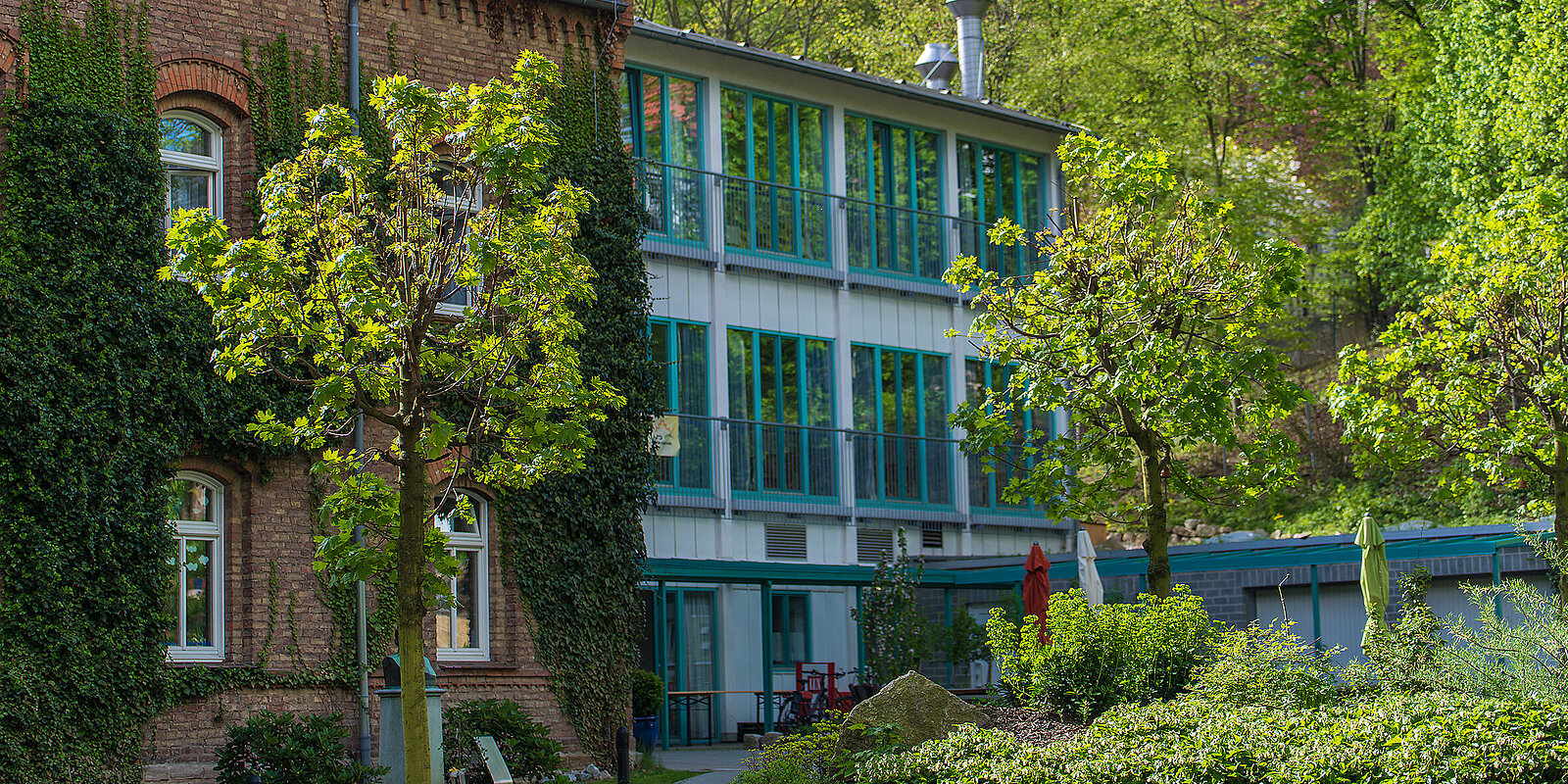 Sie sehen den Barriefreien Eingangsbereich des Huberhauses Wernigerode